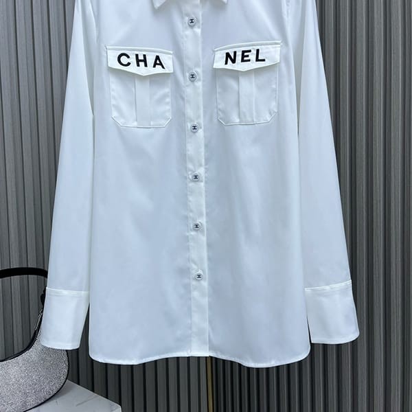 ★日本!!人気！シャネル 長袖 シャツ 偽物 ブラウス コットン shl12494